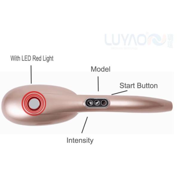 Rose Golden Personal Home Body Massager Pressing Vibrating Massage Hammer