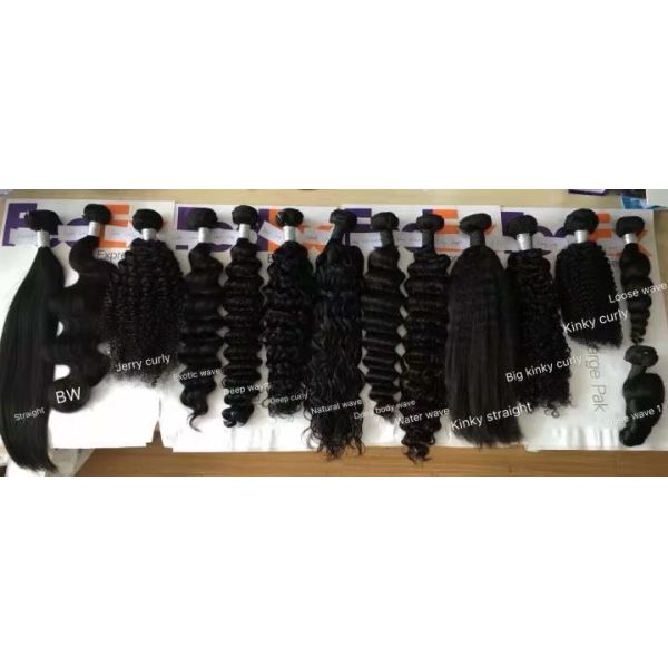 Factory Supplied 1B/27# Color 100% Human Hair Extension Virgin Human Hair Bundles For Sale