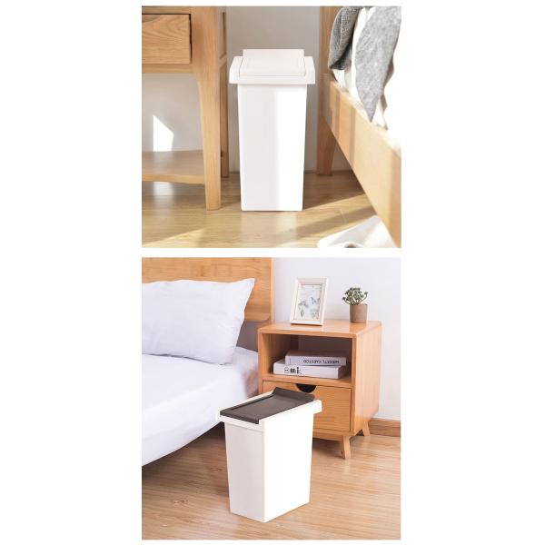 Convenient 10L Pressing Type Plastic Trash Can for Household Waste Disposal