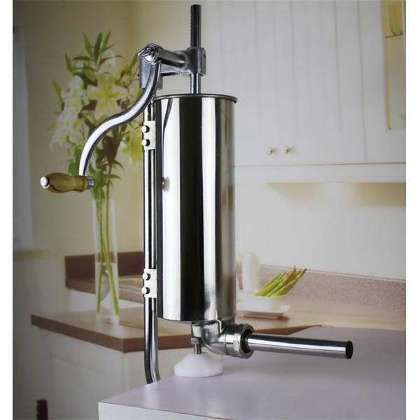 máquina manual da extrusora da salsicha da carne 4liter de aço inoxidável