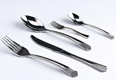 Disposable Metallic Silver Plastic Cutlery Combo Sethot-Sale Heavyweight Silver Knife,Fork,Spoon,Small Spoon