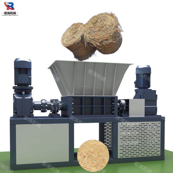 High Torque Double Shaft Wood Shredder for Wood Waste Recycling