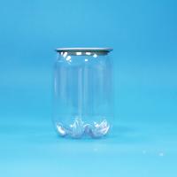 Transparent Clear Plastic PET Easy Open Cans Food Grade For Beverages Soda Drink
