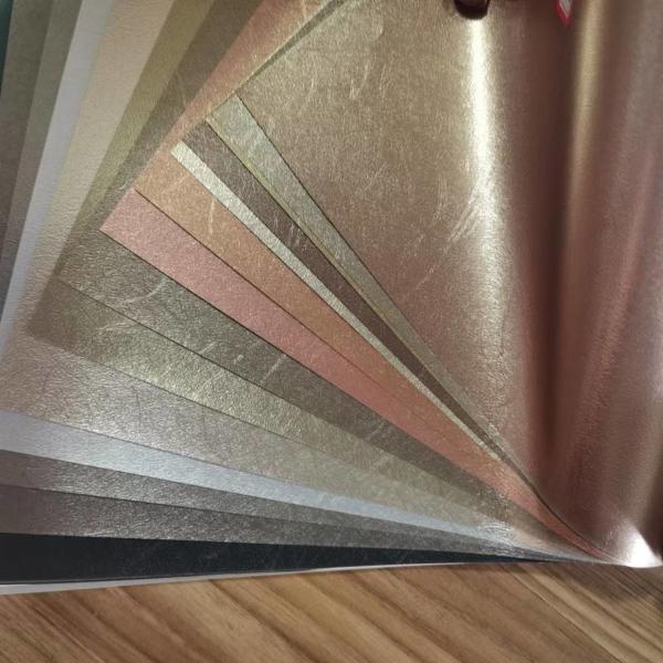 200m-400m PVC Laminated Film Embossed Stained PVC Self Adhesive Foil