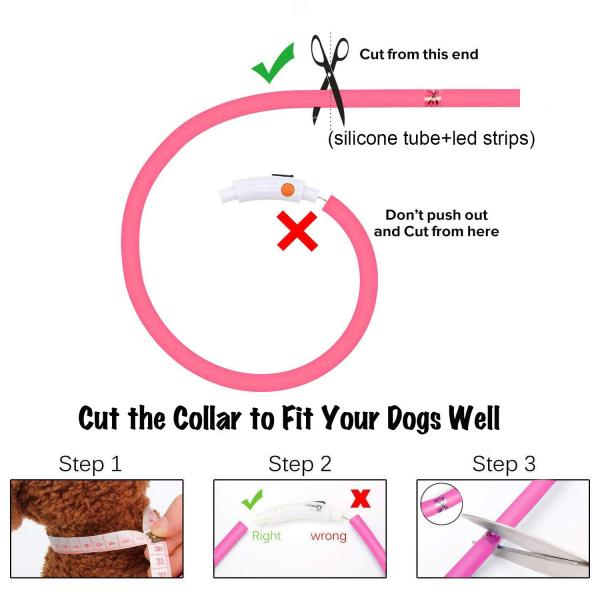 Удобный УСБ перезаряжаемые, видимость воротника собаки СИД 360 градусов воротников зарева любимца гибкая