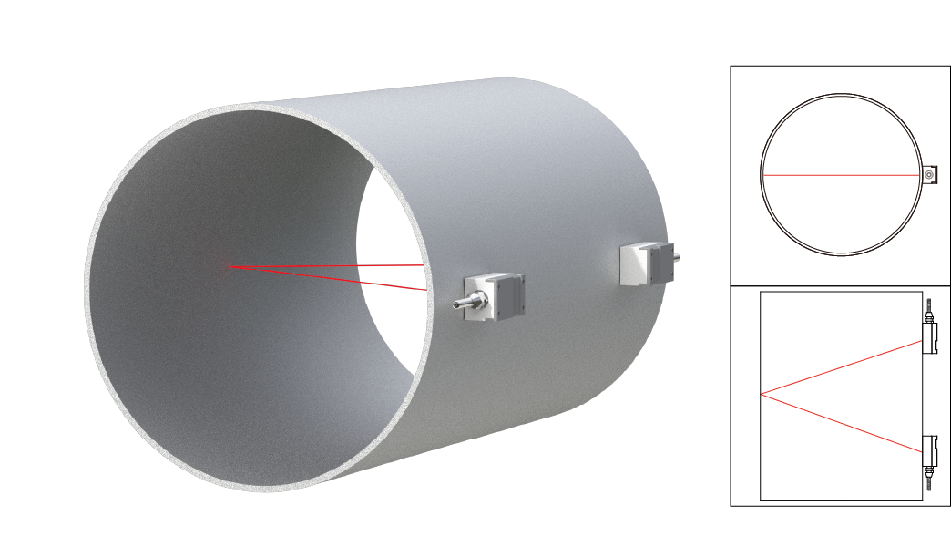 ST501 PT100 Clamp On Ultrasonic Energy Meter Using Transit Time Method for Liquid Flow Measurement and Energy Calculation
