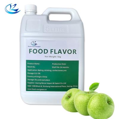 Poudre et liquide de saveur de pomme verte de qualité alimentaire:parfait pour améliorer la saveur des aliments