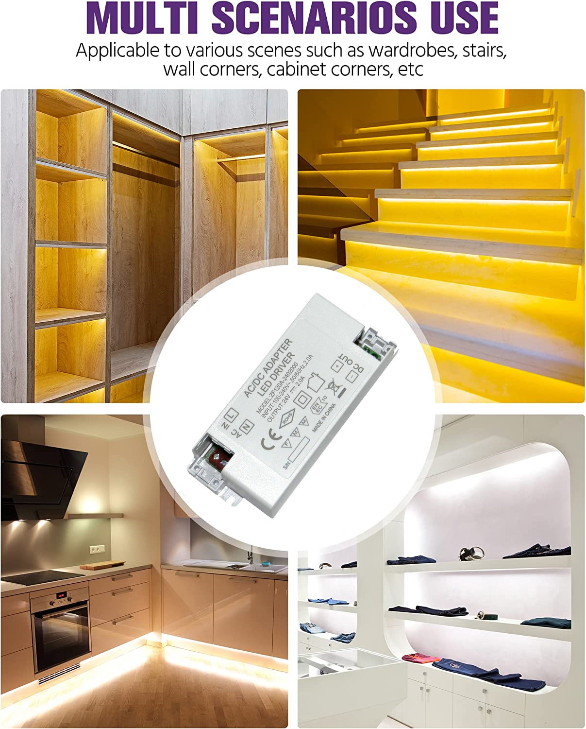 24V 1A Constant Voltage LED Driver 24W Electronic Transformer for LED Light Charging Lighting Solutions Service