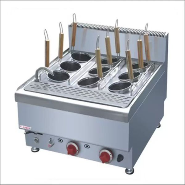 Stainless Steel Commercial Tabletop Nine-Head Noodle Boiler