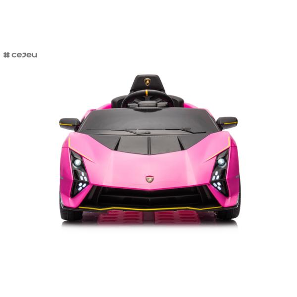 Kidzone Kids Electric Ride On 12V Licensed Lamborghini Aventador SV Battery Powered Sports Car Toy