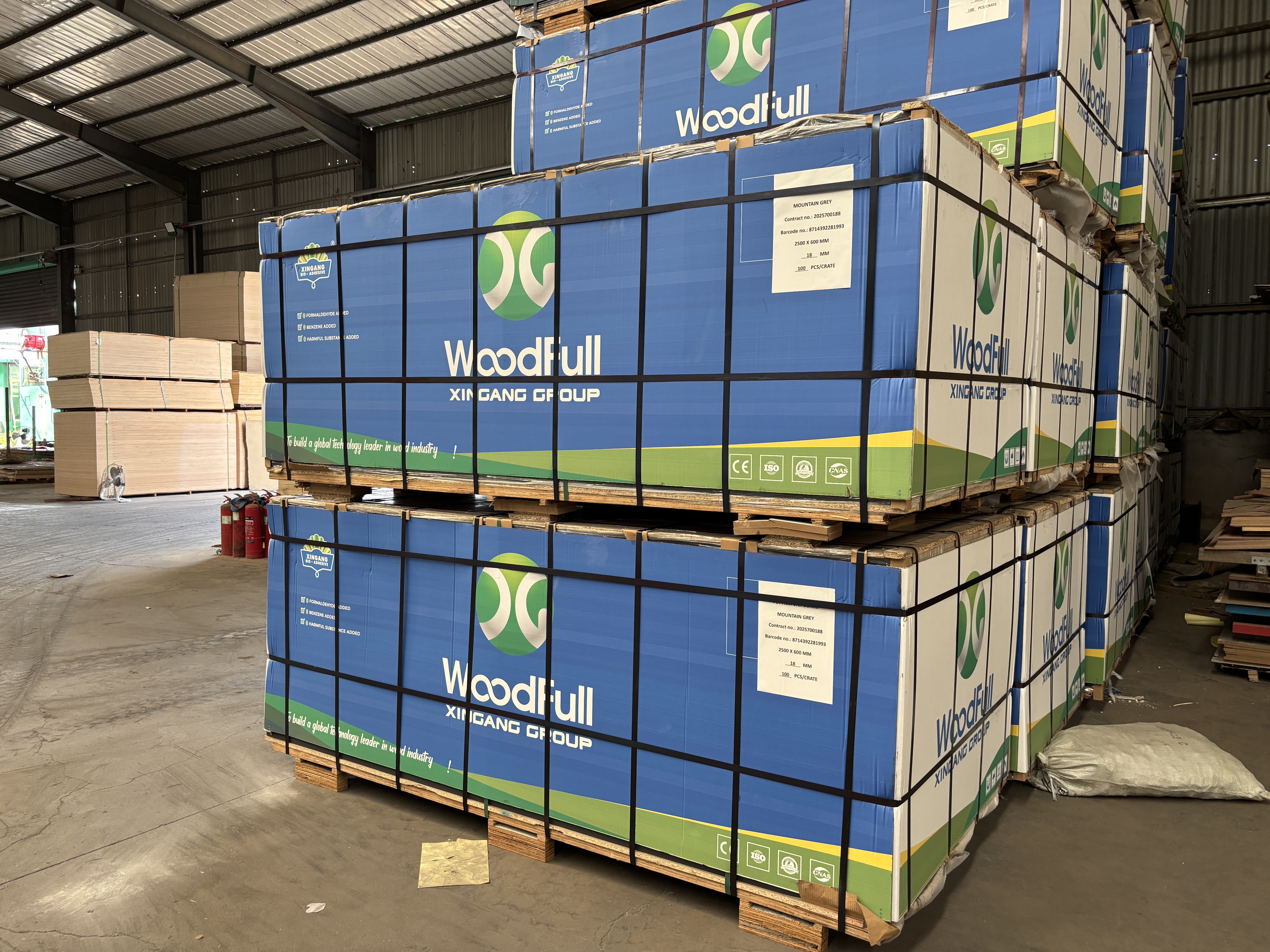 HENF 1220x2800MM PET Film-Laminated Particle Board 8mm/9mm/12mm/15mm/16mm/18mm/25mm