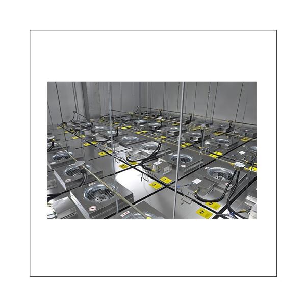 GMP Clean Room HEPA Fan Filter Unit Industrial Fan Powered Hepa Filter 1PHASE