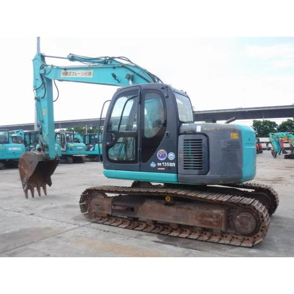 Customized Kobelco Excavator 13 Ton Mitsubishi Engine 0.5m Bucket 1500 Working Hours