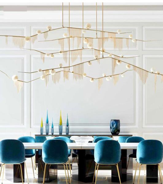 Modern Lamp Chain Suspension lamp Living room Bedroom salon lounge lights（WH-CC-27)