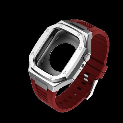 Customization Logo Apple Watch 8 Stainless Steel Case Metal Apple Watch Case 45mm