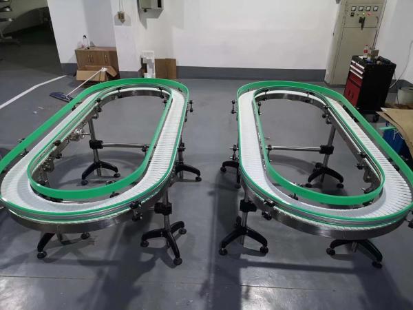 Curva verde branca azul da volta do pvc correia transportadora de 90 graus correia transportadora de 180 graus