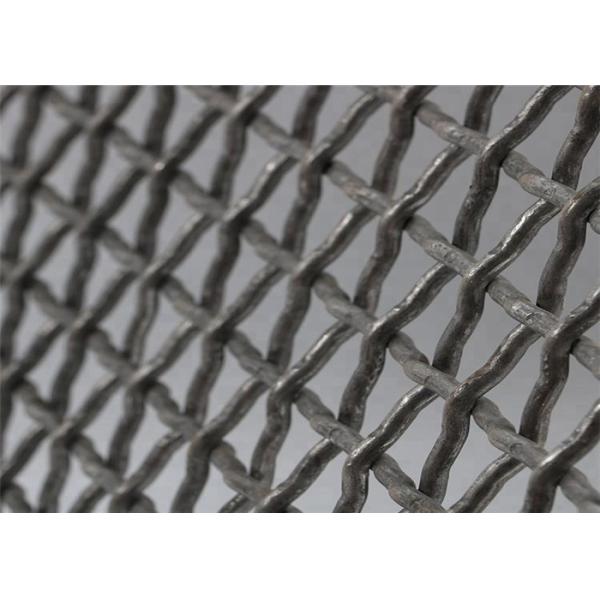 Galvanized or Painted Woven Wire Screen with Plain Weave for Square, Rectangular, and Long Slot Mining Screen Mesh