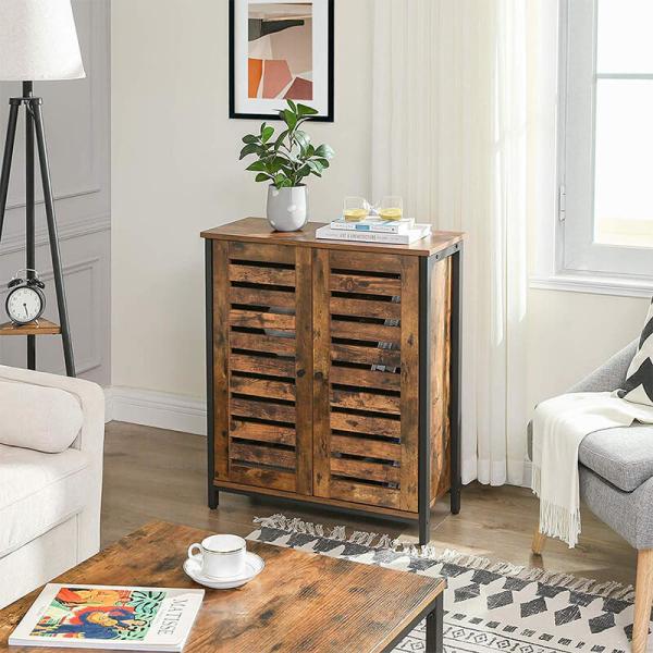 Side Cupboard With Industrial Design, Home Storage Shelve Unit, Storage Cabinet, Storage Furniture, ULSC78BX