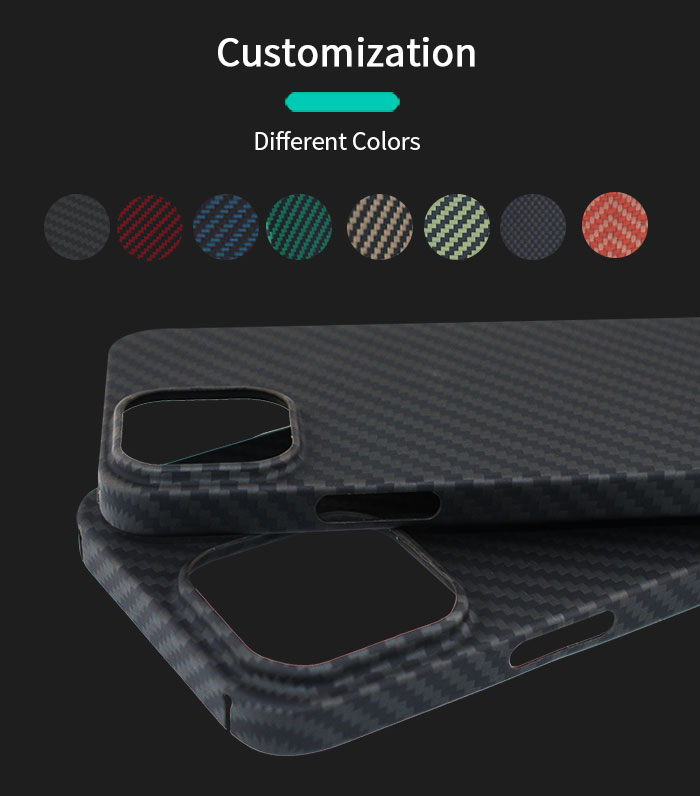 царапина предохранения от мобильного случая Кевлара волокна Aramid iPhone 13 полная устойчивая