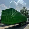 3 Axle Box Trailer Cargo Transport Dry Van Type Box Semi Trailer 60 Tons 40FT Van Box Semi Trailer Semi Truck Trailer