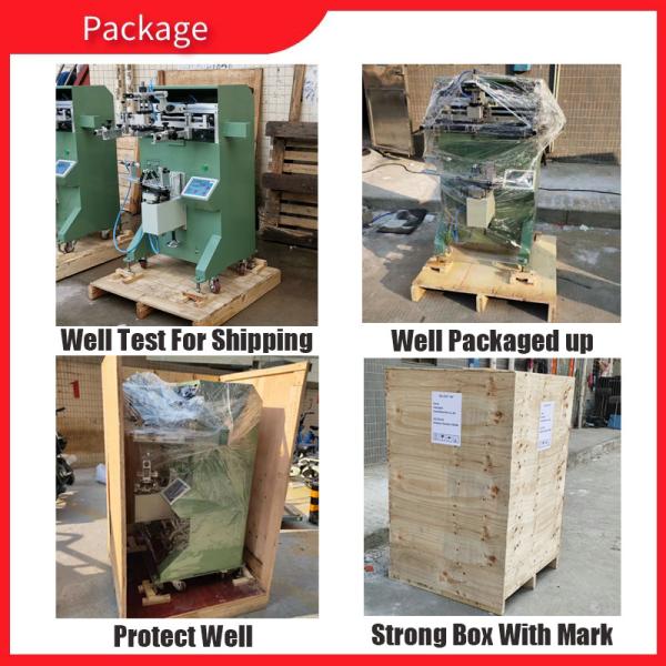 800x800x1200mm Milk Tea Cup Printing Machine Pneumatic Single Color Screen Printer