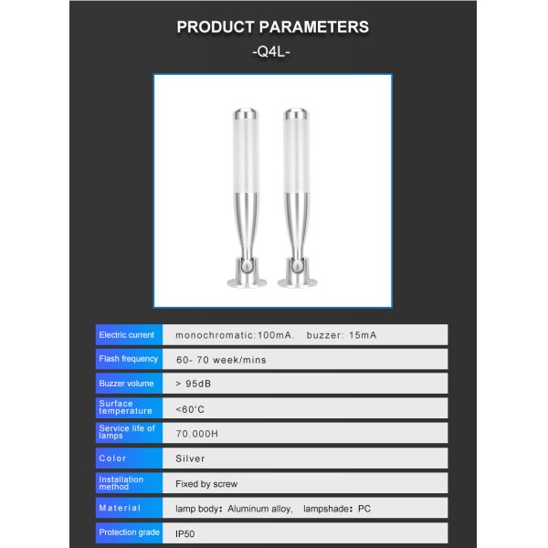 Feu de signalisation à LED DC 24V pour machine CNC, feu d'avertissement à LED en aluminium, stable