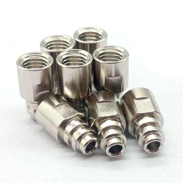 Silver CNC Machining Aluminum Parts Polished Metal Spare Parts Corrosion Resistance