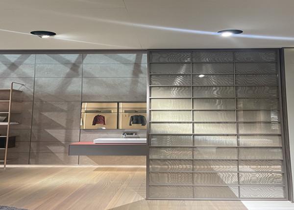 Decorative Door Metalspurc Glass , 150X300CM Bronze Laminated Glass