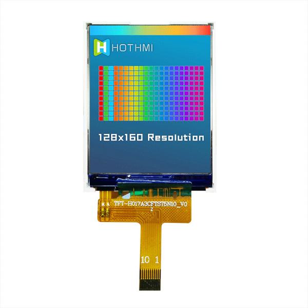 1,77 monitor de cor Resistive legível da exposição 128x160 Tft de TFT da luz solar da polegada