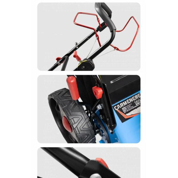 Side Mounted Gasoline Engine Four Stroke Lawn Mower Brush Cutter Weed Remover