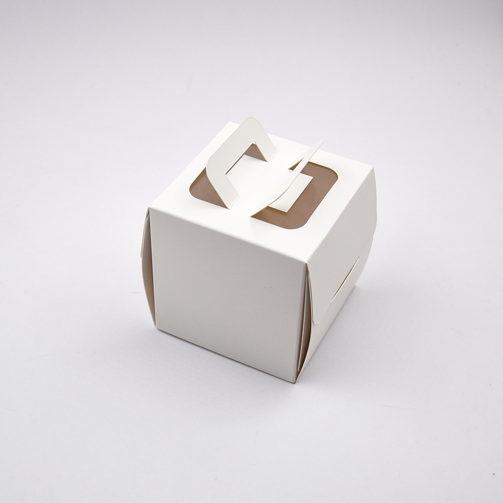 Картонная бумага складное прозрачное окно 8x8x4