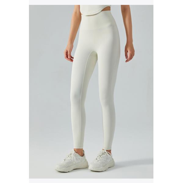 Sweat Wicking Pocket Yoga Pants Double Sided Matted Hip Lifting Running Leggings Sports Tight