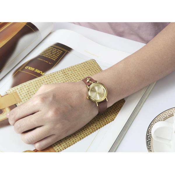 Quartz Pc21 Womens Fashion Watch Leather Fancy Waterproof 30mm