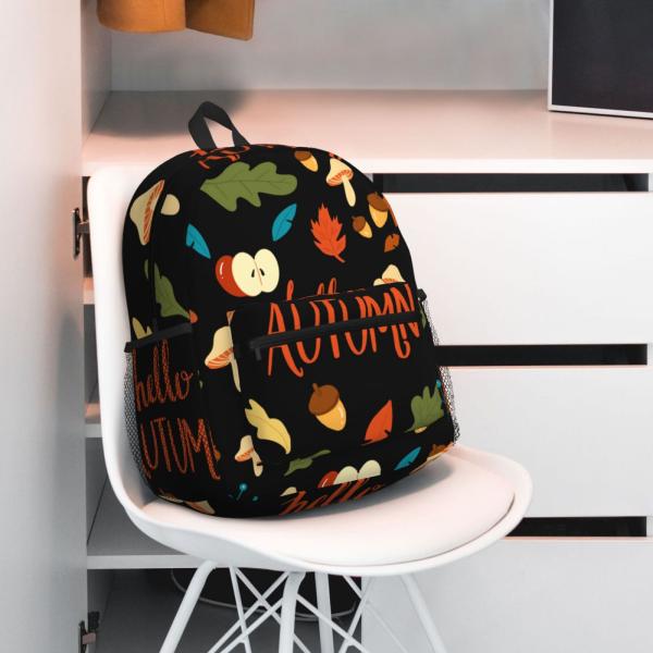 DTG Printed Oem Backpack With Water-Resistant Metallic Fabric for Custom Cheerleading