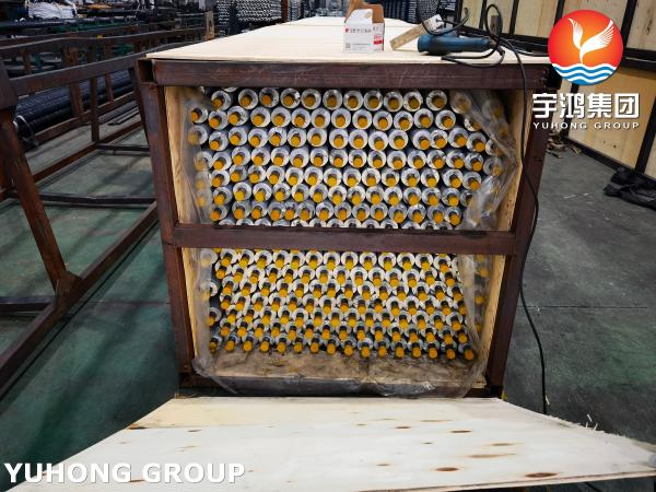 Extruded Finned Tubes Carbon Steel Tube ASTM A179 With Aluminum 1060 Fins For Condensers And Air Coolers