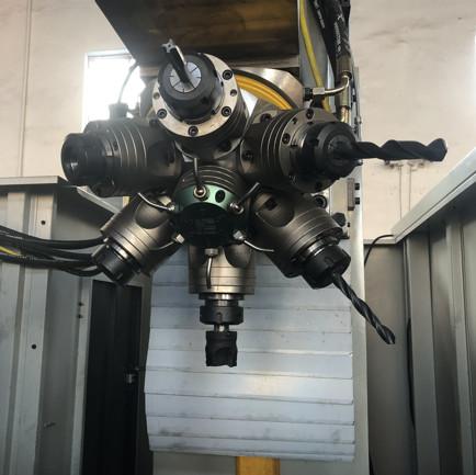 Intelligent Multifunctional Vertical Drilling And Tapping Center For Valve Bonnet Flange