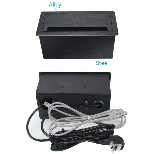 20W USB A/C Charge CAT6 RJ45 HDMI Interface Flip Up Power Outlet for Conference Electrical Socket