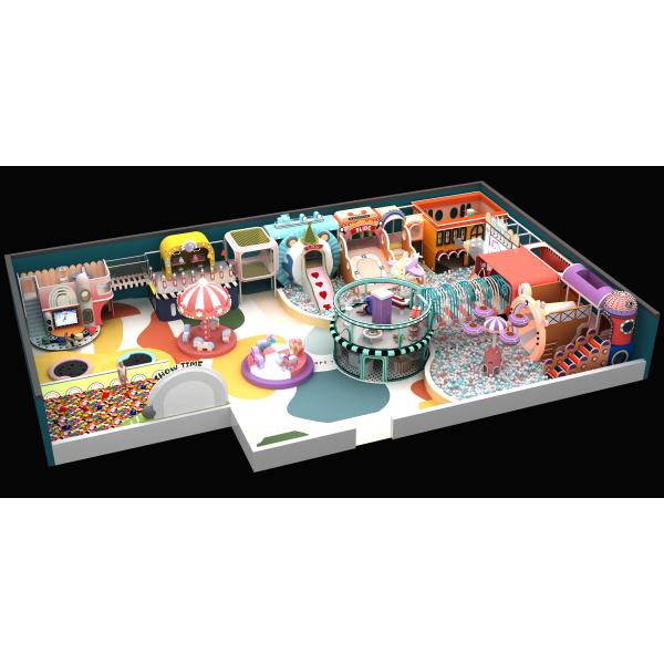 Customized Max Capacity Indoor Playground with Big Slides Other Soft Play Equipment