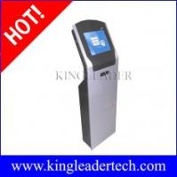 Quiosque curvado e magro do LCD do écran sensível com projeto feito sob encomenda TSK8002 do quiosque da impressora térmica