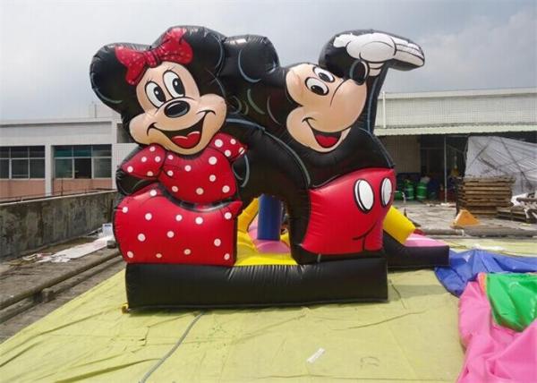 Chambre de rebondissement gonflable d'OEM Lagre Mickey Mouse avec l'impression de logo