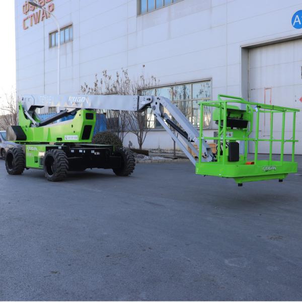 38m Platform Diesel Telescopic Boom Lift Horizontal Outreach 24m