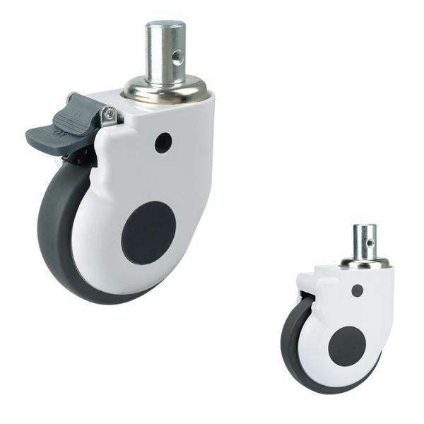 замена колеса машинной плиты 4inch, нагружая колесо рицинуса больничной койки 80kg