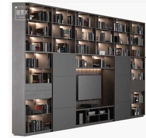 Living Room TV Shelves With Display Storage Cabinets And Drawers