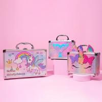 Assorted Colors Kids Makeup Kit for Birthday Parties Little Girls Pretend Play