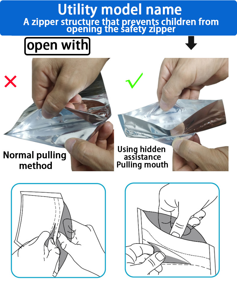Бисквиты Custom Mylar Bag Ziplock 3.5 Перезамыкаемая резьба Запахоустойчивая детская выходная Mylar Bags специальная по форме сумка