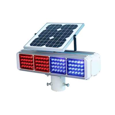 IP55 Waterproof Solar LED Warning Light High Visibility Solar Powered Blinker