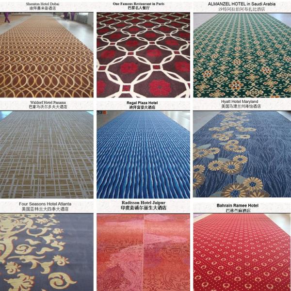 Hotel Hallway PET FRIENDLY 100% Nz Wool Axminster Carpet with Luxury Customized Design