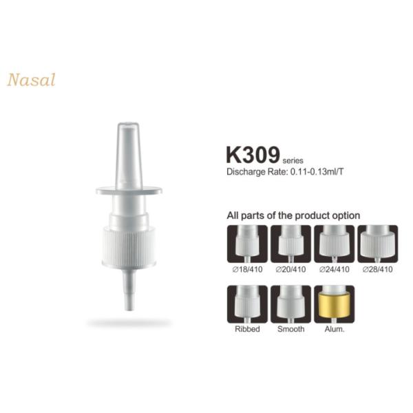 Nasal Medical Fine Mist Pump Sprayer 0.13cc K309 White Color
