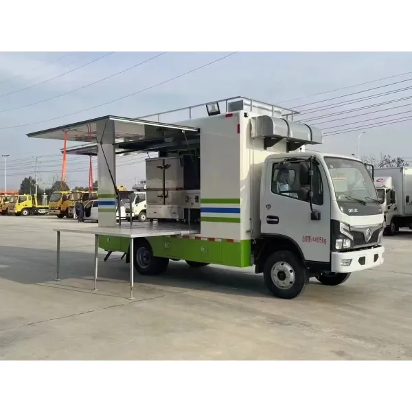 Outdoor Kitchen Fast Food Truck with Cooking Equipment