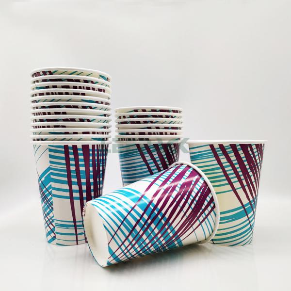 16oz single wall cold paper cup ,double PE coated wholesale disposable cold drink paper cup for soda store